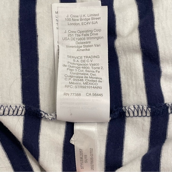 J. Crew Striped T Shirt Dress - Picture 11 of 14